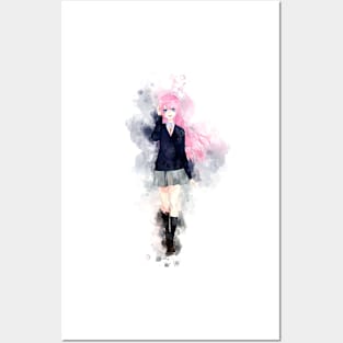 Shikimori Mi-chan - Shikimori's Not Just a Cutie (Watercolor) Posters and Art